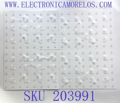 KIT DE LED'S PARA TV SAMSUNG (10 PIEZAS) / NUMERO DE PARTE BN96-50726A / BN41-02769A / K058P-243A / 20Y_Q90T_65 / PANEL CY-TT065FLLV2H / MODELO QN65Q90TAFXZA